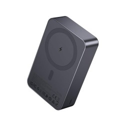 HOCO J160B ORIGINAL, POWERBANK, 20000MAh, ΜΑΓΝΗΤΙΚΟ, 1 ΘΥΡΑ, 20W, ΓΚΡΙ