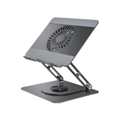 XO C182 ΜΕΤΑΛΛΙΚΗ ΒΑΣΗ ΣΤΗΡΙΞΗΣ LAPTOP/TABLET, ΜΕ ΑΝΕΜΙΣΤΗΡΑ, ΑΣΗΜΙ