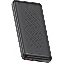XO PB308, POWERBANK, 10000MAh, 2 ΘΥΡΕΣ, ΜΑΥΡΟ
