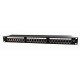 GEMBIRD Patch Panel  Cat.6 24 port shielded patch panel, 19 1U