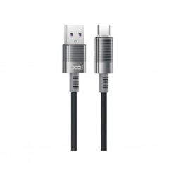 XO NB-Q282A ΚΑΛΩΔΙΟ ΣΙΛΙΚΟΝΗΣ TYPE-C 6A, ΜΑΥΡΟ