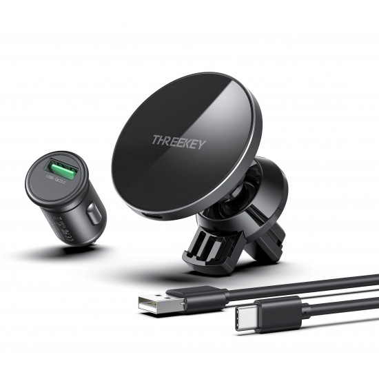 XO TK26 ΦΟΡΤΙΣΤΗΣ ΑΥΤΟΚΙΝΗΤΟΥ MAGSAFE, ΜΑΥΡΟ