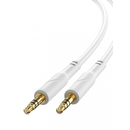 XO NB-R271 ΚΑΛΩΔΙΟ ΗΧΟΥ 3.5MM TO 3.5MM, 1M, ΛΕΥΚΟ