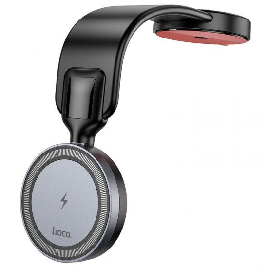 HOCO HW29 TOTEM ΒΑΣΗ ΑΥΤΟΚΙΝΗΤΟΥ ΜΕ ΑΣΥΡΜΑΤΗ ΦΟΡΤΙΣΗ, ΜΑΥΡΟ-ΓΚΡΙ