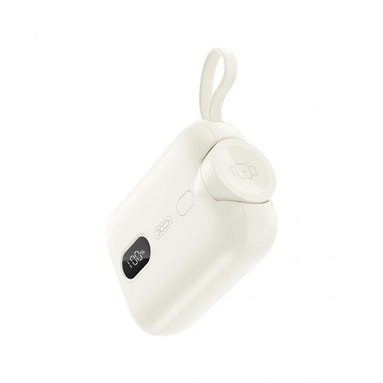 XO PR260 POWERBANK 20W, ME ΑΣΥΡΜΑΤΗ ΦΟΡΤΙΣΗ IWATCH, 10000MAH, ΟΘΟΝΗ, ΛΕΥΚΟ