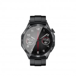 XO WATCH4 SMART WATCH, AMOLED, ΚΛΗΣΗ, ΜΑΥΡΟ