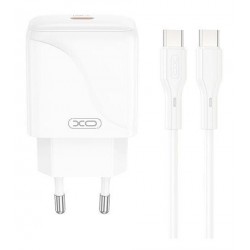 XO L141 ΦΟΡΤΙΣΤΗΣ 20W, 1 ΘΥΡΑ TYPE-C ΜΕ ΚΑΛΩΔΙΟ PD ΣΕ TYPE-C, ΛΕΥΚΟΣ