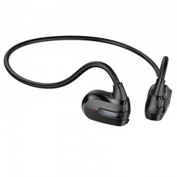 HOCO ES63 ΑΚΟΥΣΤΙΚΑ HANDSFREE GRACEFUL AIR CONDUCTION, ΜΑΥΡΟ