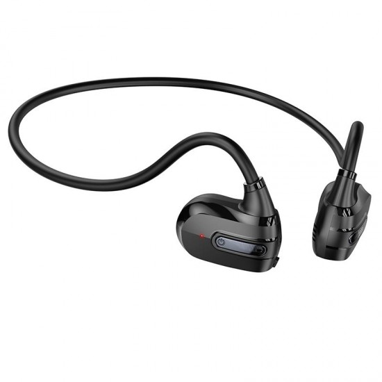 HOCO ES63 ΑΚΟΥΣΤΙΚΑ HANDSFREE GRACEFUL AIR CONDUCTION, ΜΑΥΡΟ