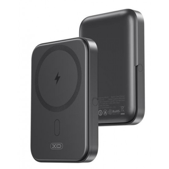 XO PR242 ΑΣΥΡΜΑΤΟ POWERBANK 15W, MAGSAFE, PD20W, 5000mAh , ΜΑΥΡΟ