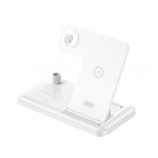 XO WX033 ΑΣΥΡΜΑΤΟΣ ΦΟΡΤΙΣΤΗΣ 4 ΣΕ 1, 15W, ΛΕΥΚΟΣ