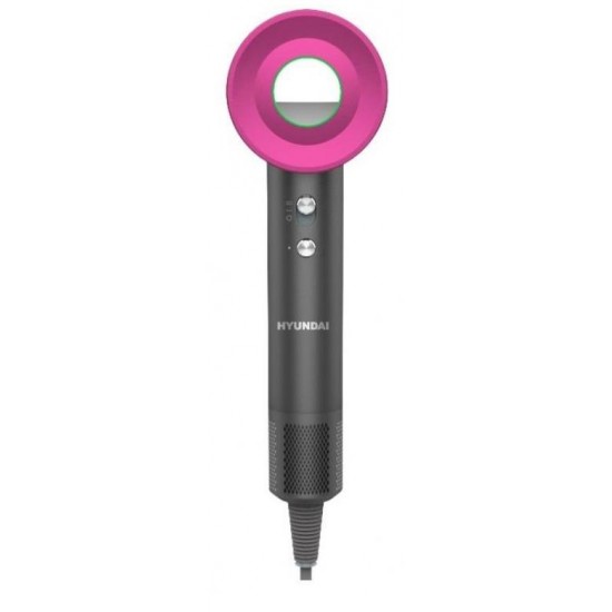 HYUNDAI ΠΙΣΤΟΛΑΚΙ ΜΑΛΛΙΩΝ, 1600W, 2 ΤΑΧΥΤΗΤΕΣ, 4 ΕΠΙΠΕΔΑ ΘΕΡΜΟΚΡΑΣΙΑΣ, ΓΚΡΙ