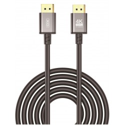 XO GB018B ΚΑΛΩΔΙΟ DISPLAY PORT MALE-MALE, 4K, 60HZ, 5m