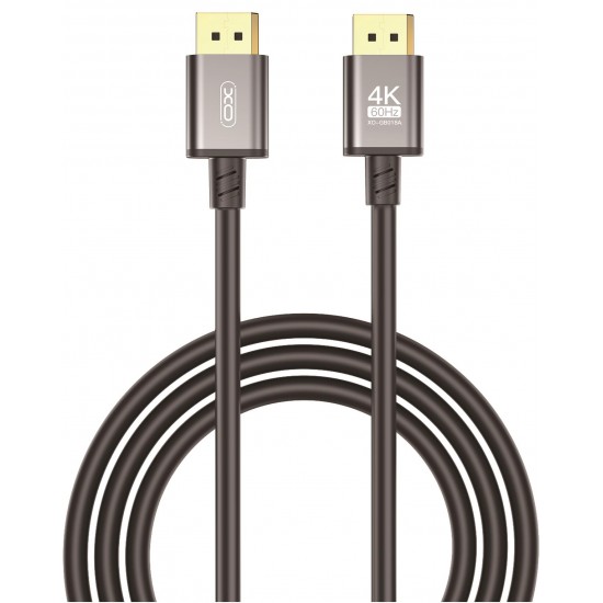 XO GB018A ΚΑΛΩΔΙΟ DISPLAY PORT MALE-MALE, 4K, 60HZ, 3m