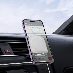 HOCO H42 ΜΑΓΝΗΤΙΚΗ ΒΑΣΗ ΣΤΗΡΙΞΗΣ ΑΕΡΑΓΩΓΟΥ CRYSTAL , ΓΚΡΙ