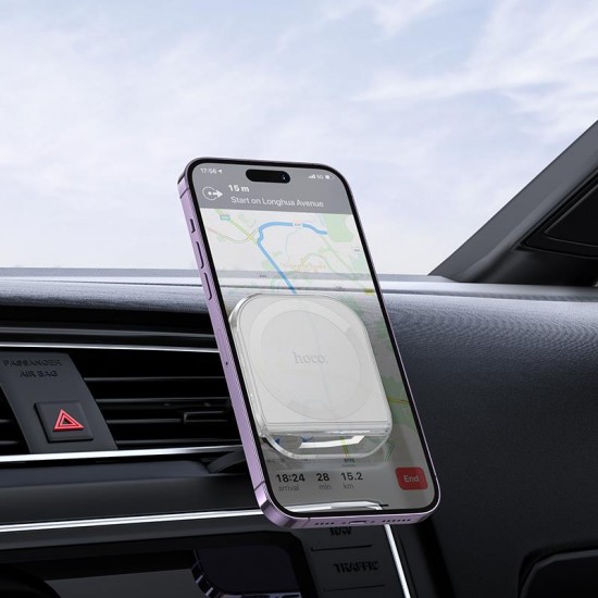 HOCO H42 ΜΑΓΝΗΤΙΚΗ ΒΑΣΗ ΣΤΗΡΙΞΗΣ ΑΕΡΑΓΩΓΟΥ CRYSTAL , ΓΚΡΙ