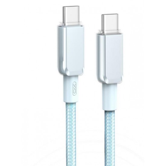 XO NB-Q250B PD 60W TYPE-C ΣΕ TYPE-C PVC SHINY COLORFUL FAST CHARGING CABLE ΓΑΛΑΖΙΟ