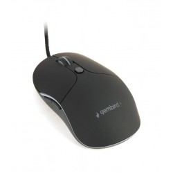 GEMBIRD ΠΟΝΤΙΚΙ USB ΜΑΥΡΟ MUS-UL-02, ΜΕ LED