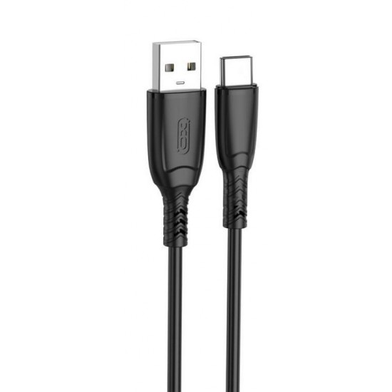 XO NB245 ΚΑΛΩΔΙΟ ΦΟΡΤΙΣΗΣ ΣΙΛΙΚΟΝΗΣ SULUO SERIES TYPE-C, 1M, ΜΑΥΡΟ