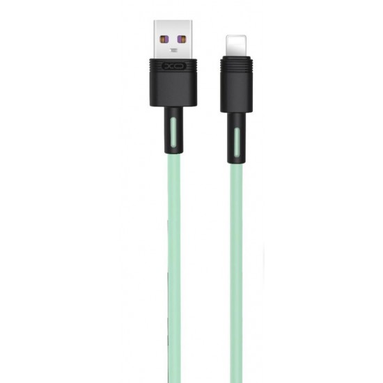 XO NB-Q166 ΚΑΛΩΔΙΟ ΦΟΡΤΙΣΗΣ 5A, LIGHTNING, ΠΡΑΣΙΝΟ