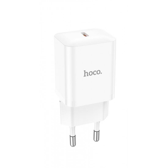 HOCO N27 ΦΟΡΤΙΣΤΗΣ INNOVATIVE, PD20W, 1 ΘΥΡΑ, ΛΕΥΚΟ