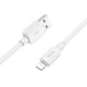HOCO X96 ΚΑΛΩΔΙΟ ΦΟΡΤΙΣΗΣ HYPER LIGHTNING, ΛΕΥΚΟ