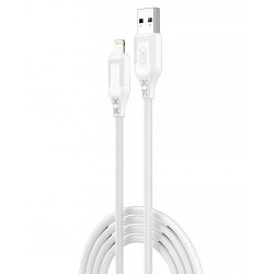 XO NB235 ZEBRA ΚΑΛΩΔΙΟ ΦΟΡΤΙΣΗΣ LIGHTNING, ΛΕΥΚΟ