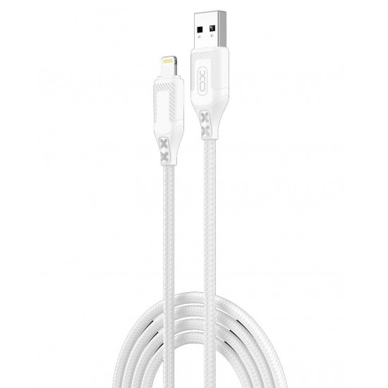 XO NB235 ZEBRA ΚΑΛΩΔΙΟ ΦΟΡΤΙΣΗΣ LIGHTNING, ΛΕΥΚΟ