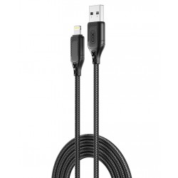 XO NB235 ZEBRA ΚΑΛΩΔΙΟ ΦΟΡΤΙΣΗΣ LIGHTNING, ΜΑΥΡΟ