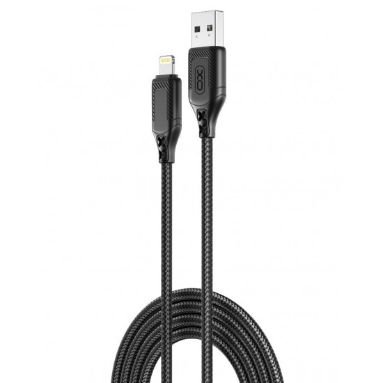 XO NB235 ZEBRA ΚΑΛΩΔΙΟ ΦΟΡΤΙΣΗΣ LIGHTNING, ΜΑΥΡΟ