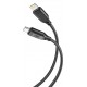 XO NB-Q236A ΚΑΛΩΔΙΟ ΦΟΡΤΙΣΗΣ TYPE-C ΣΕ LIGHTNING, 27W, ΜΑΥΡΟ