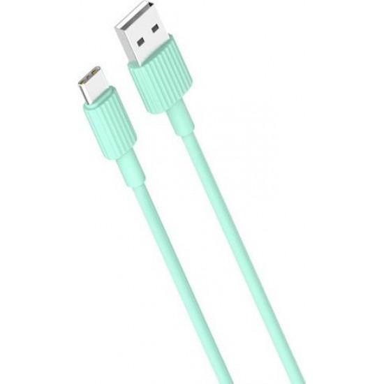 XO NB156 ΚΑΛΩΔΙΟ ΦΟΡΤΙΣΗΣ LIGHTNING, ΠΡΑΣΙΝΟ, 1m