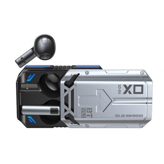XO G11 ΑΚΟΥΣΤΙΚΑ HANDSFREE SWORD RAIN GAMING TWS, ΜΕΤΑΛΛΙΚΗ ΘΗΚΗ