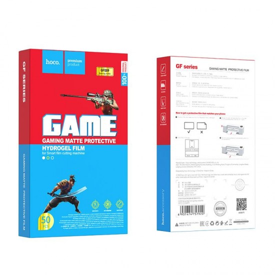 HOCO GF009 MANUAL ALIGNMENT GAMING MATTE FILM(50PCS)