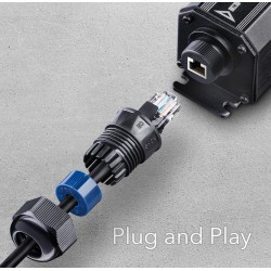 CUDY POE15 GIGABIT POE+ OUTDOOR WATERPROOF EXTENDER, IP67