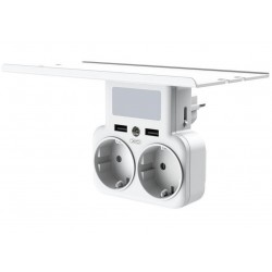 XO WL09 ΠΟΛΥΜΠΡΙΖΟ ΣΟΥΚΟ ΜΕ 2 ΘΕΣΕΙΣ ΚΑΙ 2 ΘΥΡΕΣ USB KAI ΝΥΧΤΕΡΙΝΟ ΦΩΣ