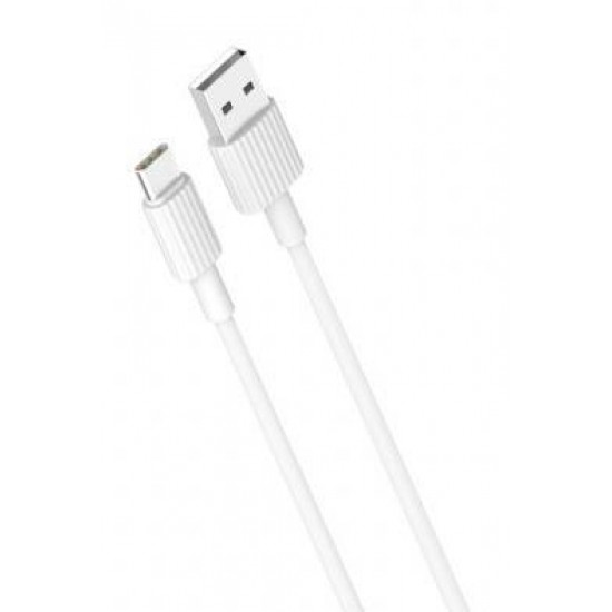 XO NB156 ΚΑΛΩΔΙΟ ΦΟΡΤΙΣΗΣ TYPE-C, ΛΕΥΚΟ, 1m
