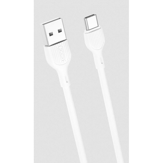 XO NB200 ΚΑΛΩΔΙΟ ΦΟΡΤΙΣΗΣ 2.1A TYPE-C, ΛΕΥΚΟ, 1m
