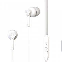 XO EP33 ΑΚΟΥΣΤΙΚΑ HANDSFREE, 3.5mm ΛΕΥΚΟ