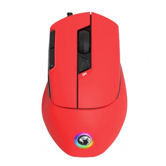 MARVO M428 ΕΝΣΥΡΜΑΤΟ GAMING ΠΟΝΤΙΚΙ, 4800DPI 7 ΠΡΟΓΡ. ΠΛΗΚΤΡΑ, ΚΟΚΚΙΝΟ