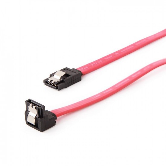 CABLEXPERT ΚΑΛΩΔΙΟ ΔΕΔΟΜΕΝΩΝ SERIAL ATA DATA FLAT CABLE, 0.5m 90