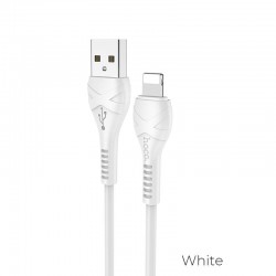 HOCO X37 Cool ΚΑΛΩΔΙΟ ΦΟΡΤΙΣΗΣ Lightning ΛΕΥΚΟ