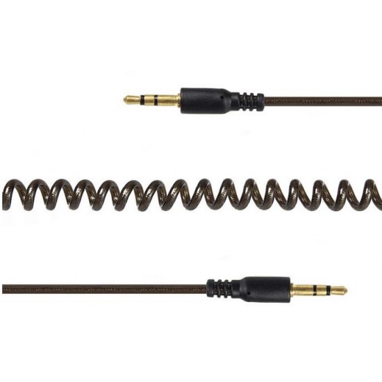 CABLEXPERT ΚΑΛΩΔΙΟ ΗΧΟΥ 3.5mm STEREO SPIRAL, 1.8m