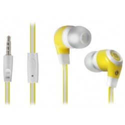 DEFENDER EARPHONES PULSE 430 WHITE & YELLOW
