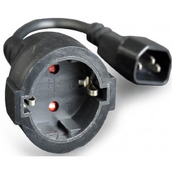 CABLEXPERT ΜΕΤΑΤΡΟΠΕΑΣ C14 ΑΡΣΕΝΙΚΟ ΣΕ SCHUKO ΘΥΛΗΚΟ