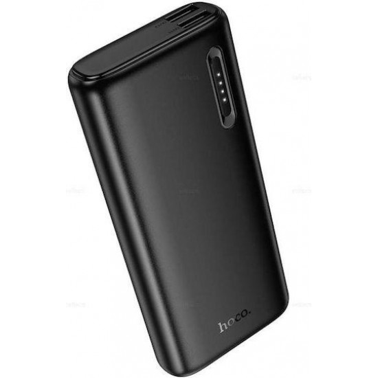 HOCO J158A RUNNER, POWERBANK, 10000MAh, 2 ΘΥΡΕΣ, ΜΑΥΡΟ