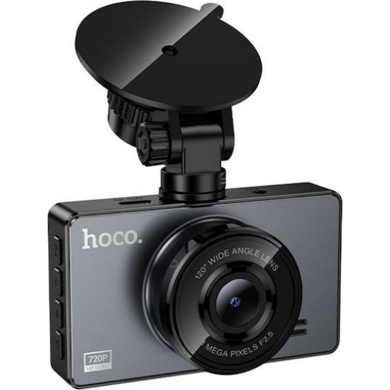 HOCO DV14, DVR, ΚΑΤΑΓΡΑΦΗ ΟΔΗΓΗΣΗΣ, ΜΠΑΡΜΠΡΙΖ, 3in, 720p, ΜΑΥΡΟ