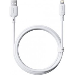 BASEUS SILKY SERIES, ΚΑΛΩΔΙΟ ΓΡΗΓΟΡΗΣ ΦΟΡΤΙΣΗΣ, TYPE-C ΣΕ LIGHTNING, 1m, ΛΕΥΚΟ