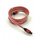 LDNIO ΚΑΛΩΔΙΟ ΦΟΡΤΙΣΗΣ LS491 ΜΕ ΜΑΓΝΗΤΕΣ, MICRO USB, ΚΟΚΚΙΝΟ