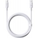 BASEUS SILKY SERIES, ΚΑΛΩΔΙΟ ΓΡΗΓΟΡΗΣ ΦΟΡΤΙΣΗΣ, TYPE-C ΣΕ TYPE-C, 100W, 2m, ΛΕΥΚΟ